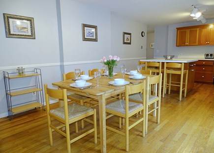 In town Edgartown!!! Martha's Vineyard vacation rental - Dining area seats 6, opens to kitchen