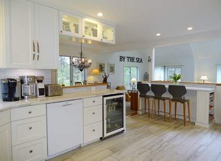 Katama-Edgartown, South Beach Martha's Vineyard vacation rental - Large, fully equipped kitchen, opens to great room & dining room