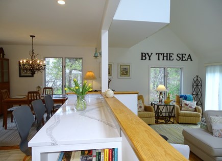 Katama-Edgartown, South Beach Martha's Vineyard vacation rental - View of the breakfast bar, to the dining area and great room