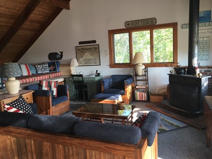 West Tisbury, MA Martha's Vineyard vacation rental - Living room and ‘landing’ area...perfect for relaxation!