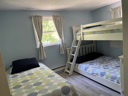 Chappaquiddick, Edgartown Martha's Vineyard vacation rental - Downstairs BR2- twin + full/twin bunk