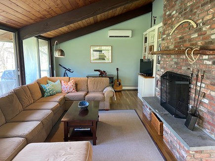 Chilmark Martha's Vineyard vacation rental - Huge sectional is great for games, conversation, reading or TV