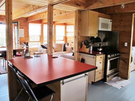 Edgartown Martha's Vineyard vacation rental - Main House: Kitchen | Living Room View