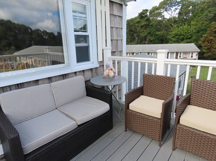 Vineyard Haven Martha's Vineyard vacation rental - Deck which over looks the pool.