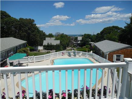 Vineyard Haven Martha's Vineyard vacation rental - View of the pool from the balcony