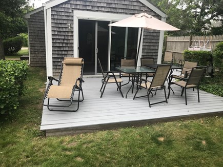 Edgartown Martha's Vineyard vacation rental - Side sun room, deck and patio