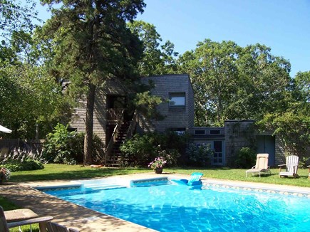 West Tisbury Martha's Vineyard vacation rental - Pool and guest house