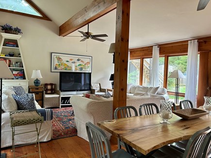 West Tisbury Martha's Vineyard vacation rental - Main house living room