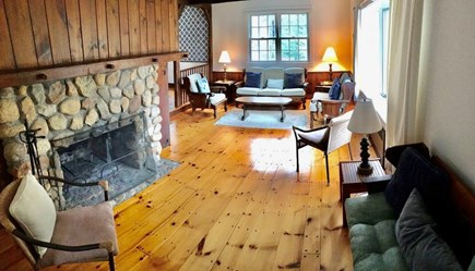Katama-Edgartown, Edgartown Martha's Vineyard vacation rental - Living Room, opens to Dining room