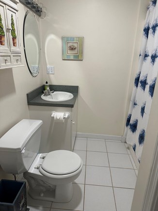 Edgartown Martha's Vineyard vacation rental - 1 of 2 full bathrooms (bathtub in this one).