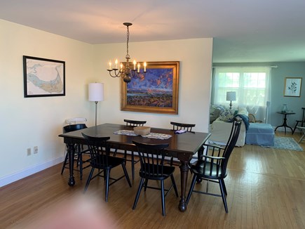 Nantucket town Nantucket vacation rental - Dining room opens to the living room area