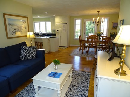 Nantucket town Nantucket vacation rental - View from family room of dining area and kitchen