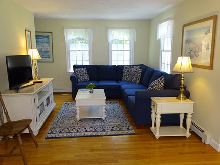 Nantucket town Nantucket vacation rental - Adjacent family room with flat screen TV
