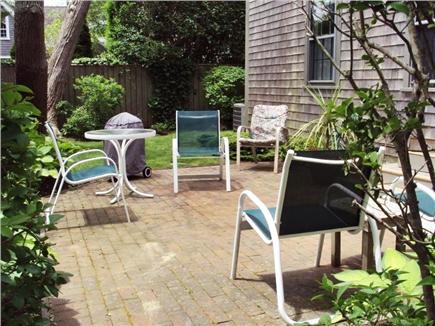Nantucket town Nantucket vacation rental - Brick patio and small yard.  Outdoor shower in back.