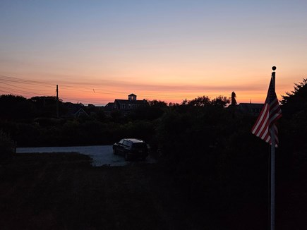 Madaket / Nantucket Nantucket vacation rental - Autumn sunset view west from deck