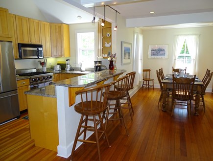 Nantucket town Nantucket vacation rental - Great kitchen with breakfast bar seating