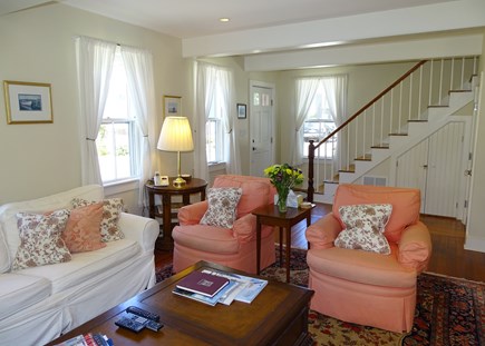 Nantucket town Nantucket vacation rental - Living room facing stairs