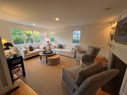 Mid-island - Naushop Nantucket vacation rental - Newly decorated family room