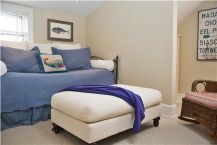 Tom Nevers, Sconset Nantucket vacation rental - Bedroom 4 Day bed with trundle, TV