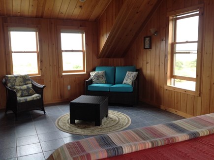 Surfside Nantucket vacation rental - King Bedroom Sitting Area