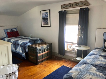 Siasconset Nantucket vacation rental - Second floor bedroom with two twin beds
