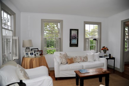 Siasconset Nantucket vacation rental - Living room ( with ocean view)