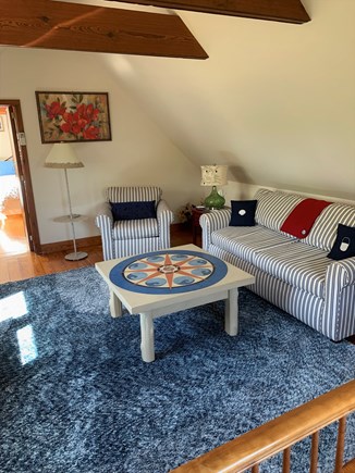 Tom Nevers East Nantucket vacation rental - Upstairs sitting room with wall mounted AC unit and 40'' TV