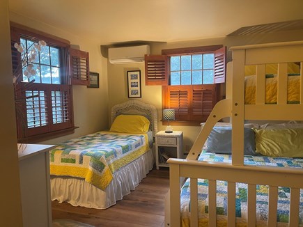 Mid-island Nantucket vacation rental - Bunk room sleeps 4 w/double bed on bottom  Bunk is CPSC compliant