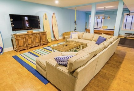 Nantucket town, Nantucket Nantucket vacation rental - Basement with pool table