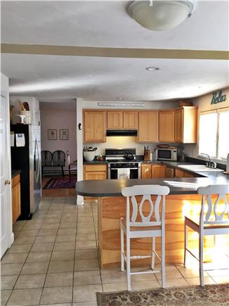 Mid-island, Naushop Nantucket vacation rental - Kitchen with Stainless appliances, gas stove