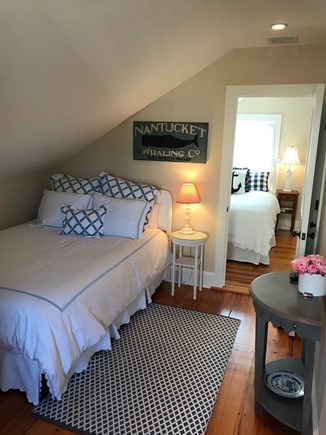 Nantucket town Nantucket vacation rental - View of the two bedrooms with queen beds & built in drawers