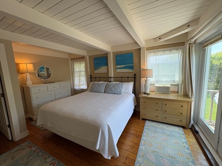 Tom Nevers East Nantucket vacation rental - Master Bedroom; King bed; Double dressers. Glass doors to deck