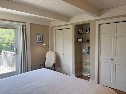 Tom Nevers East Nantucket vacation rental - Master BR; Double closets; Glass doors to lower level deck