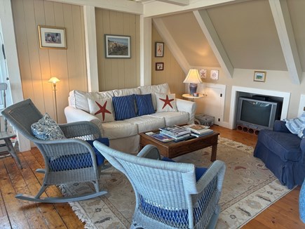 Tom Nevers East Nantucket vacation rental - Living room with cable TV; Bright, airy space