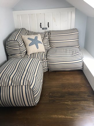 Monomoy Nantucket vacation rental - Cozy area in the back of the loft.