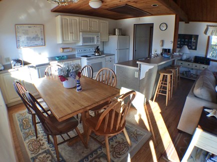 Madaket Nantucket vacation rental - Dining and kitchen area