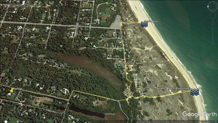 Nantucket Surfside Nantucket vacation rental - Walking path from BigShoe to Surfside or Breakers beach.