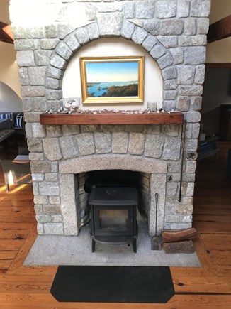 Nantucket Surfside Nantucket vacation rental - Living room - wood stove