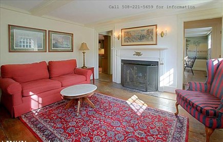 Nantucket town Nantucket vacation rental - Living Room with fireplace