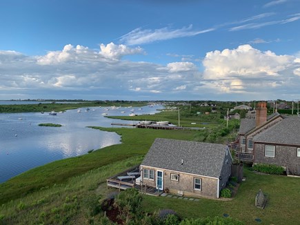 Madaket, Nantucket Nantucket vacation rental - A bird's eye view.  The Boat House is the one with the blue door.