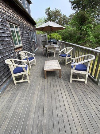 Surfside, Nantucket Nantucket vacation rental - Large deck for relaxing, includes grill and outdoor shower