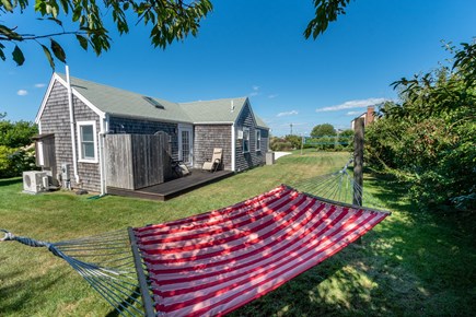 Madaket, Nantucket Nantucket vacation rental - Hammock at rear of home