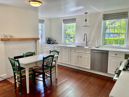 Nantucket town Nantucket vacation rental - Recently updated eat in kitchen overlooking beautiful lawn