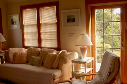 Surfside Nantucket vacation rental - Natural light gives the living room adds to the ambiance