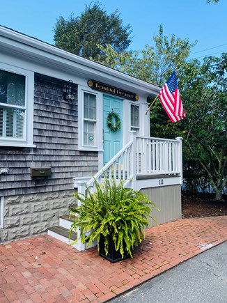 Nantucket town Nantucket vacation rental - Front entry on Orange Street