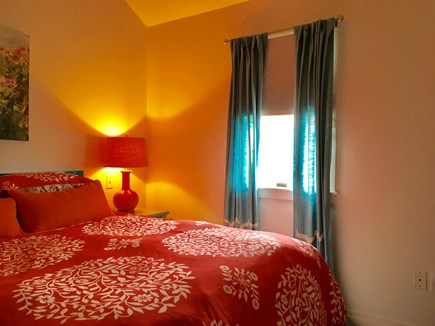 Nantucket town Nantucket vacation rental - Queen bedroom in the cottage with flat screen TV