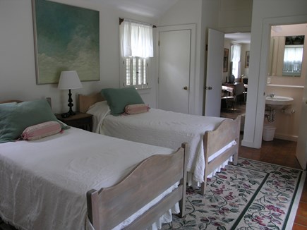 Nantucket town, Nantucket Nantucket vacation rental - Twin bedroom, with half bath