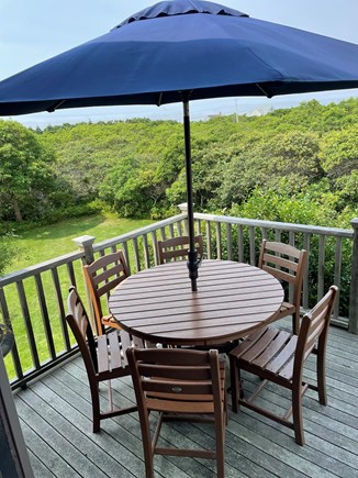 Tom Nevers Nantucket vacation rental - The second balcony has a patio table and grill.
