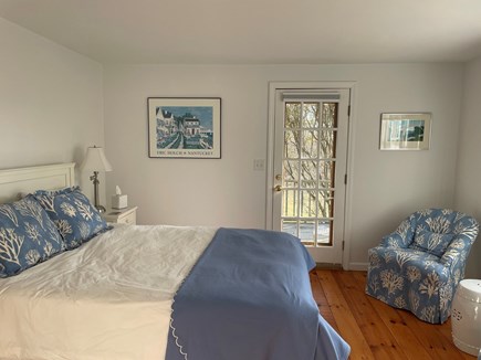 Tom Nevers Nantucket vacation rental - Bedroom with adjacent bath can be private by closing hallway door