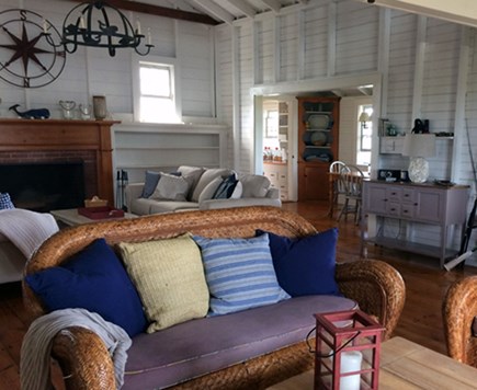 Dionis Nantucket vacation rental - Living Room - Dining Room Area